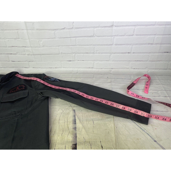 Dungeons And Dragons D&D Warduke Evil Fighter Full Zip Shirt Jacket Mens Size L - Picture 10 of 12